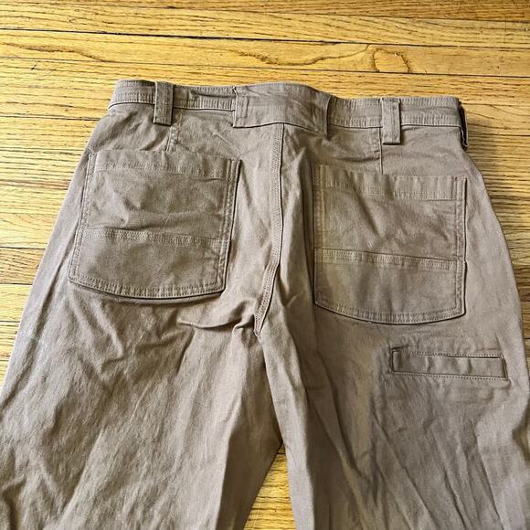 Duluth Trading Pants Mens 32 X30 Fire Hose Brown Work Canvas Work - Picture 5 of 13